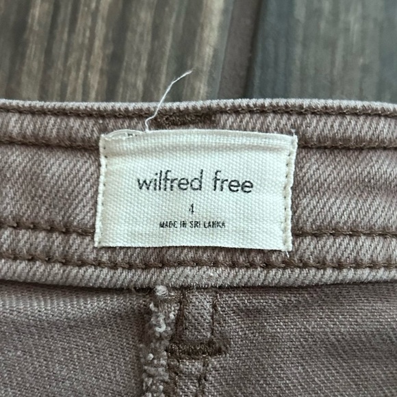 Aritzia Wilfred Free Modern Utility Pant in Light Brown Sz 4 - Picture 8 of 10